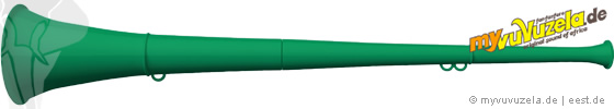 original my vuvuzela, 2-teilig, grün | grün