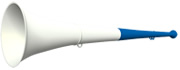 original my vuvuzela, 2-teilig, blau | wei