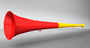 original my vuvuzela, 2-teilig, gelb-rot
