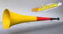 original my vuvuzela, 3-teilig, deutschland