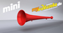 original my mini vuvuzela, 1-teilig, rot