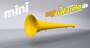 original my mini vuvuzela, 1-teilig, gelb