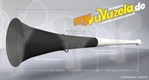 original my vuvuzela, 2-teilig, weiß | schwarz