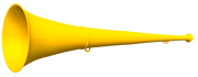 original my vuvuzela, 2-teilig, gelb-gelb