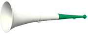 original my vuvuzela, 2-teilig, grün | weiß