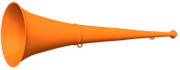 Vuvuzela 61cm orange-orange